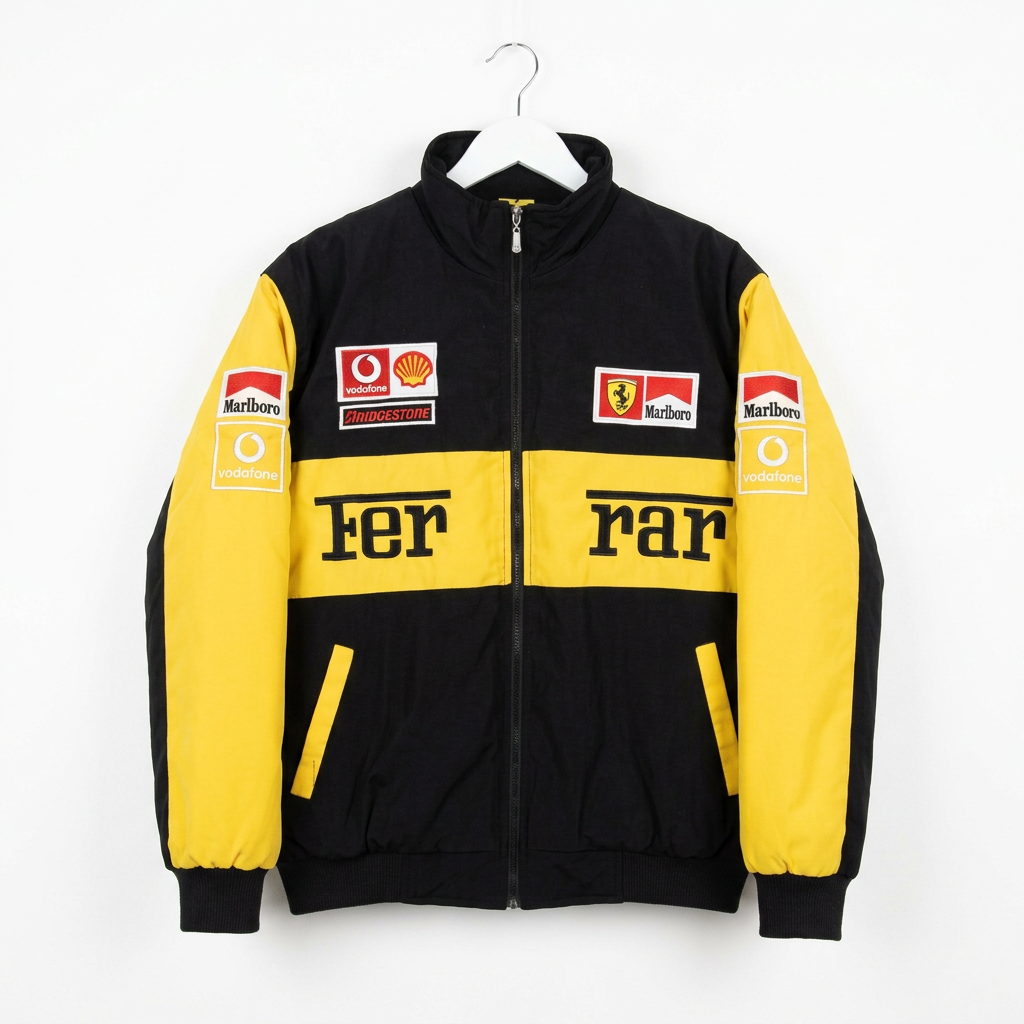 Ferrari シューマッハ イエロー レーシングジャケット・F1ジャケット