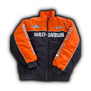 ハーレー バイカージャケット風 レーシングジャケット オレンジ