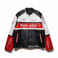 Mclaren × Mercedes-Benz コラボフェイクレザージャケット