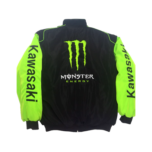 Monster KAWASAKI バイカージャケット風 レーシングジャケット