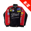 【春夏/綿なし】Budweiser NASCAR レーシングジャケット ブラック
