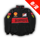【春夏/綿なし】Ferrari F1 レーシングジャケット ブラック