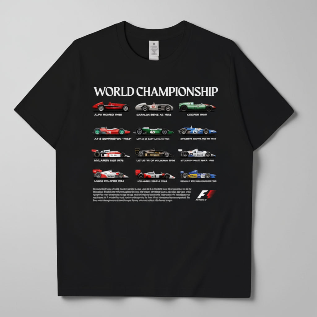 F1 "World Championship" グラフィックT