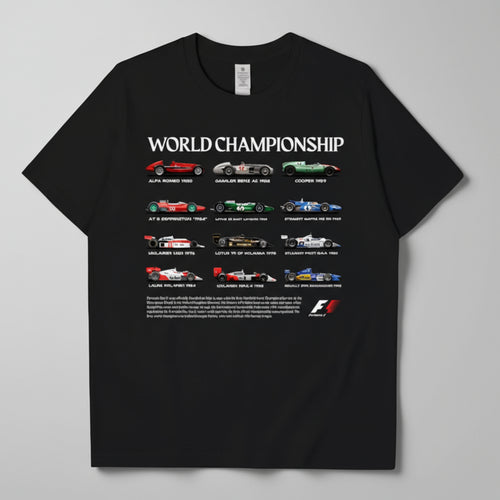 F1 "World Championship" グラフィックT