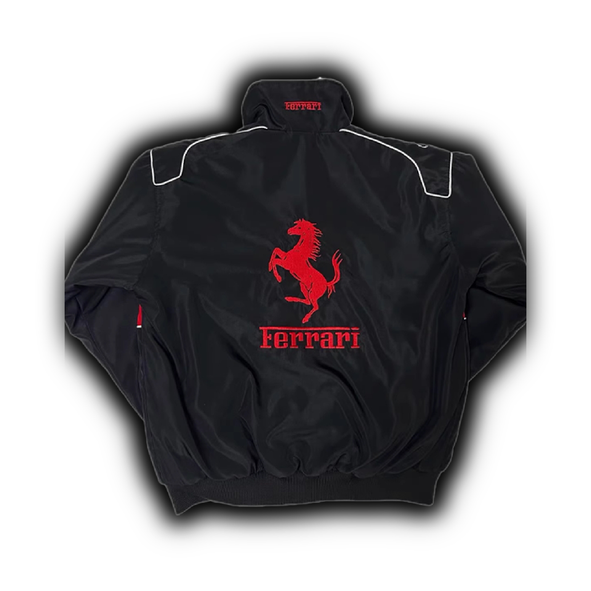 Ferrari F1 センタースプリットレーシングジャケット ブラック