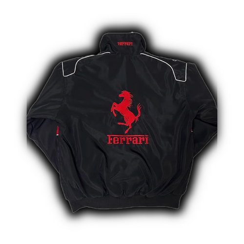 Ferrari F1 センタースプリットレーシングジャケット ブラック