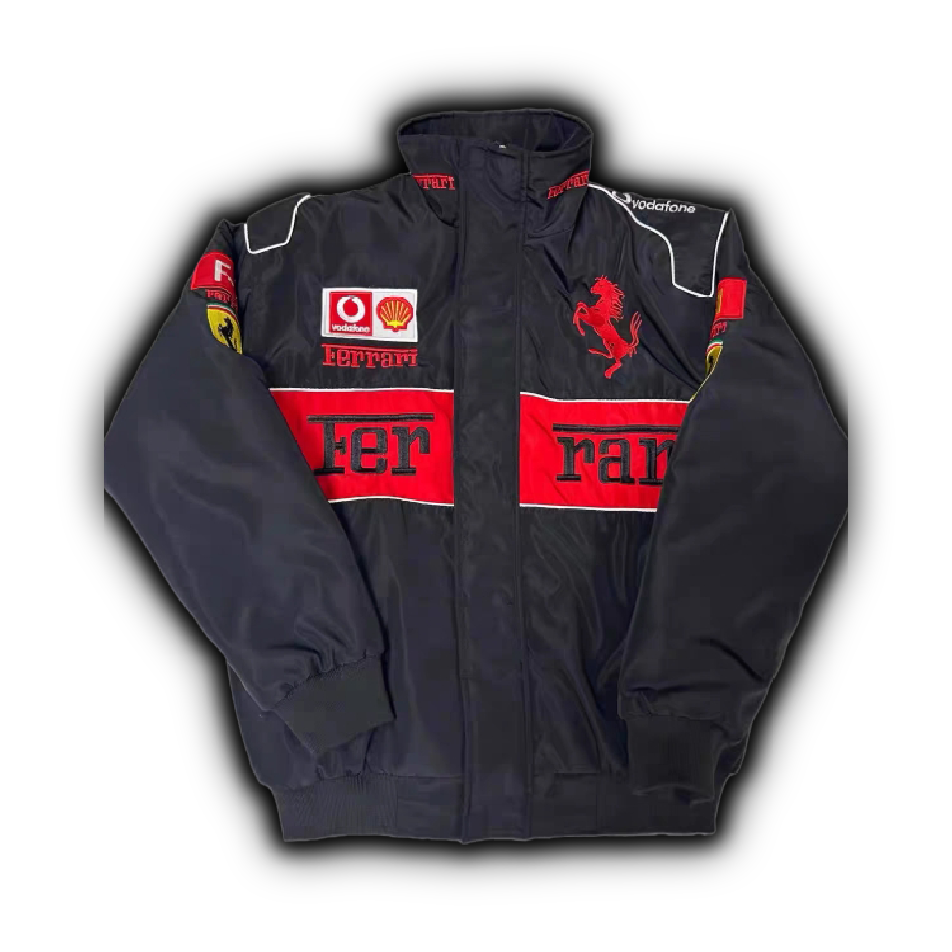 Ferrari F1 センタースプリットレーシングジャケット ブラック