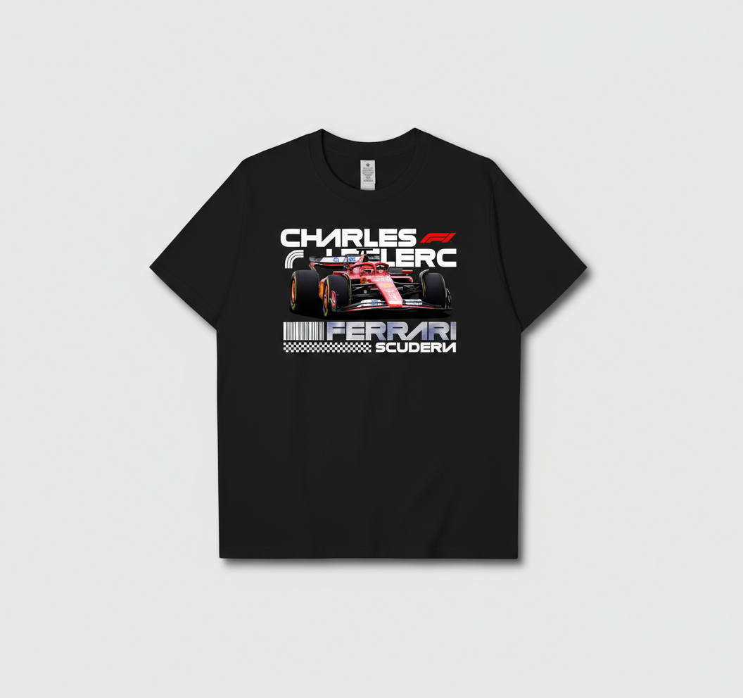 Ferrari "Charles Leclerc" グラフィックT