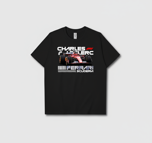 Ferrari "Charles Leclerc" グラフィックT