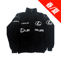 【春夏/綿なし】LEXUS レーシングジャケット ブラック