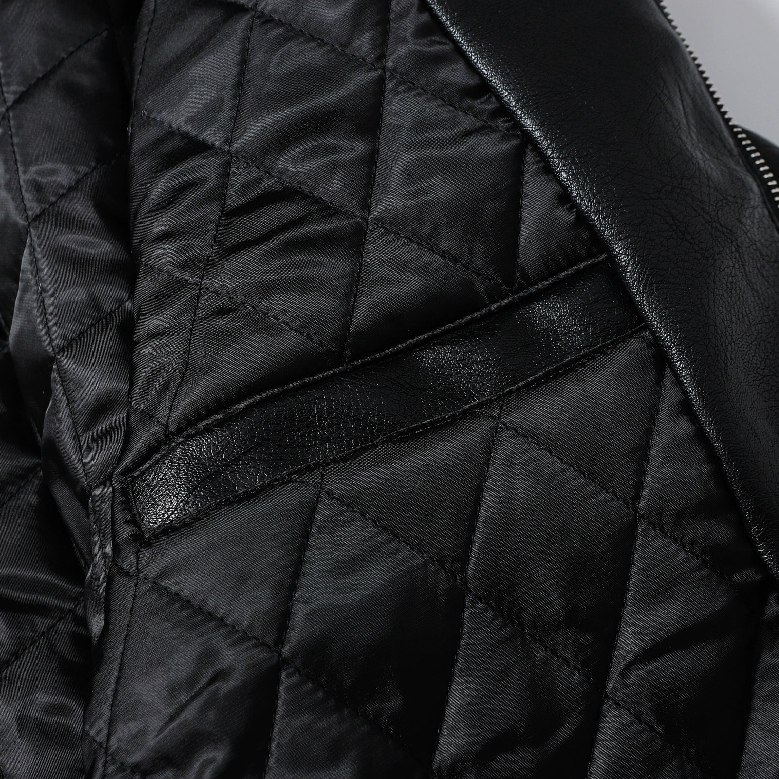 Ferrari OLYMPUS フェイクレザーレーシングジャケット レッド