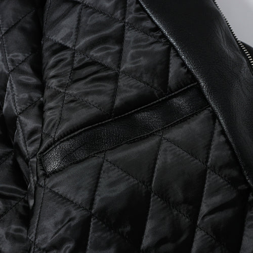 Ferrari OLYMPUS フェイクレザーレーシングジャケット レッド