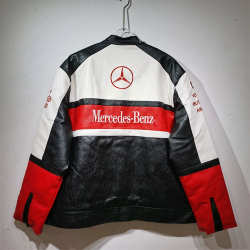 Mclaren × Mercedes-Benz コラボフェイクレザージャケット
