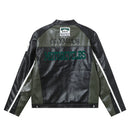 Ferrari OLYMPUS フェイクレザーレーシングジャケット グリーン