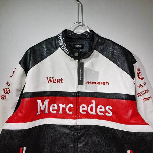 Mclaren × Mercedes-Benz コラボフェイクレザージャケット