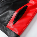 Ferrari OLYMPUS フェイクレザーレーシングジャケット レッド