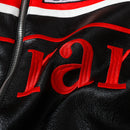 Ferrari OLYMPUS フェイクレザーレーシングジャケット レッド