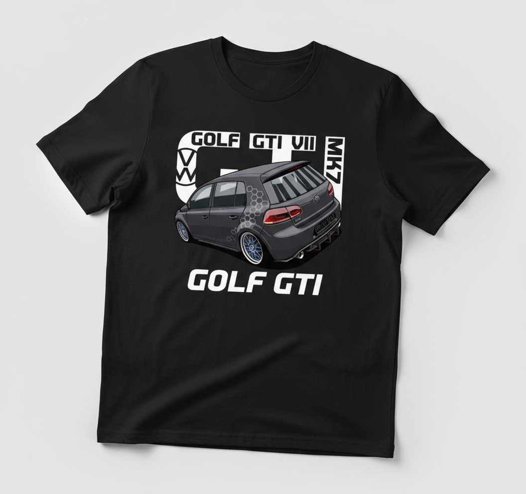 VW "GOLF GTI" グラフィックT