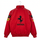 Ferrari センタースプリット レーシングジャケット / F1ジャケット レッド 300km/h Club 背面