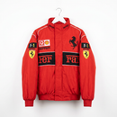 Ferrari センタースプリット レーシングジャケット / F1ジャケット レッド 300km/h Club 正面