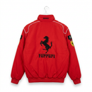 Ferrari センタースプリット レーシングジャケット / F1ジャケット レッド×ホワイト 300km/h Club 背面