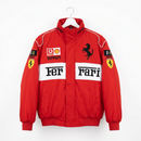 Ferrari センタースプリット レーシングジャケット / F1ジャケット レッド×ホワイト 300km/h Club 正面