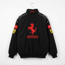 Ferrari レーシングジャケット / F1ジャケット ブラック 300km/h Club 背面