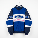 Ford ビッグロゴ レーシングジャケット / F1ジャケット ブルー 300km/h Club 正面