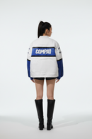 BMW COMPAQ フェイクレザージャケット ホワイト