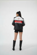 McLaren × Mercedes-Benz フェイクレザー レーシングジャケット / F1ジャケット 300km/h Club