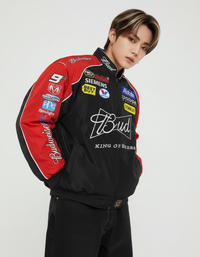 Budweiser NASCAR レーシングジャケット ブラック