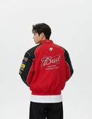 Budweiser NASCAR レーシングジャケット レッド