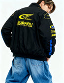 SUBARU ラリー レーシングジャケット ブラック