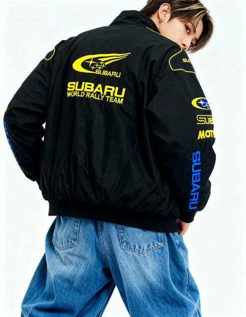 SUBARU ラリー レーシングジャケット ブラック