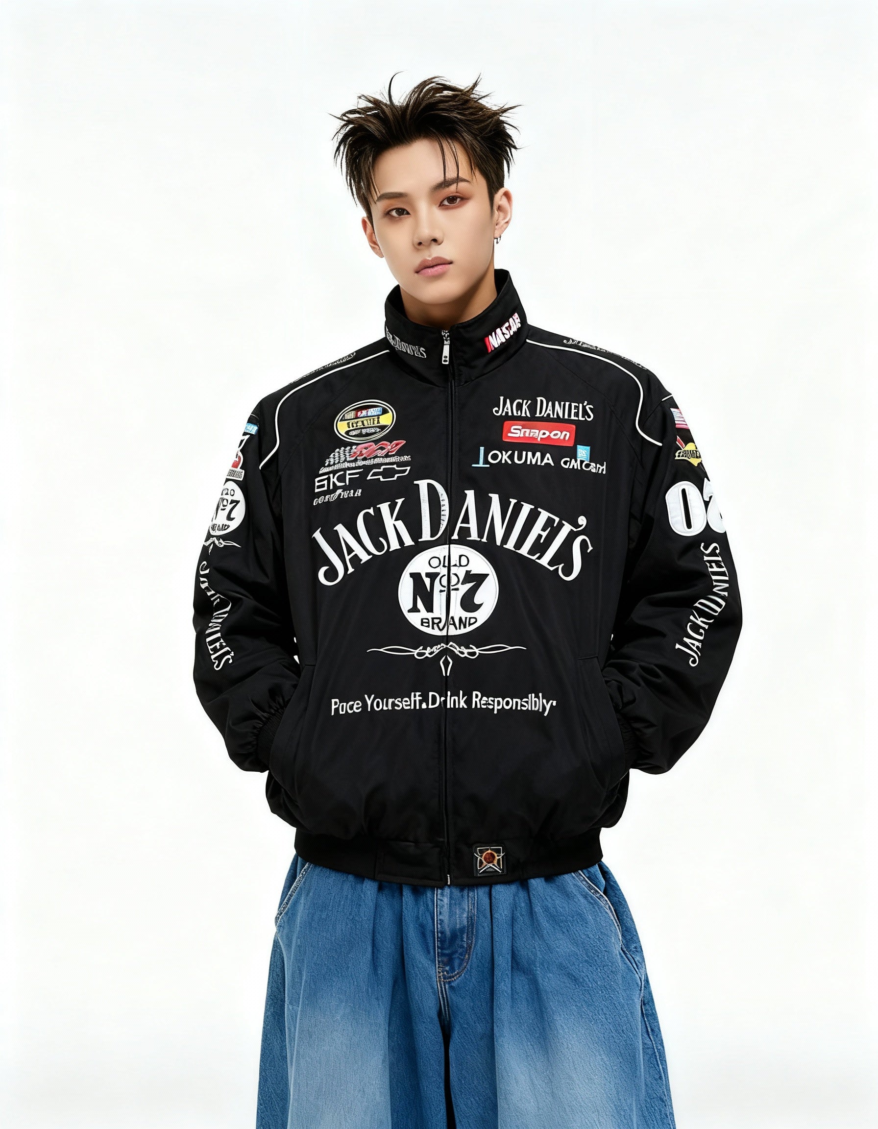 Jack Daniels シボレー NASCAR レーシングジャケット