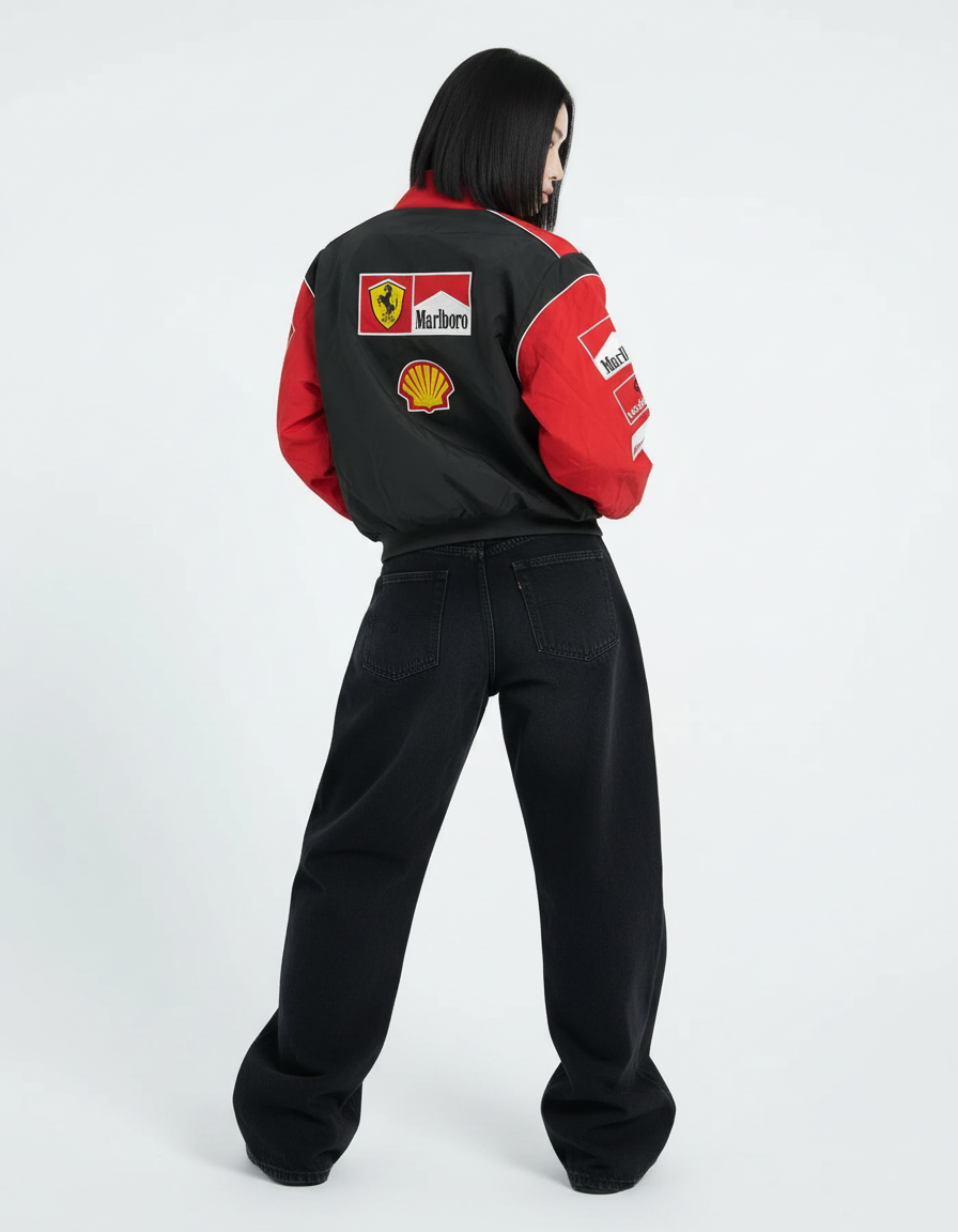 Marlboro レーシングジャケット ブラック