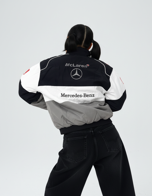 メルセデスベンツ F1 レーシングジャケット グレー
