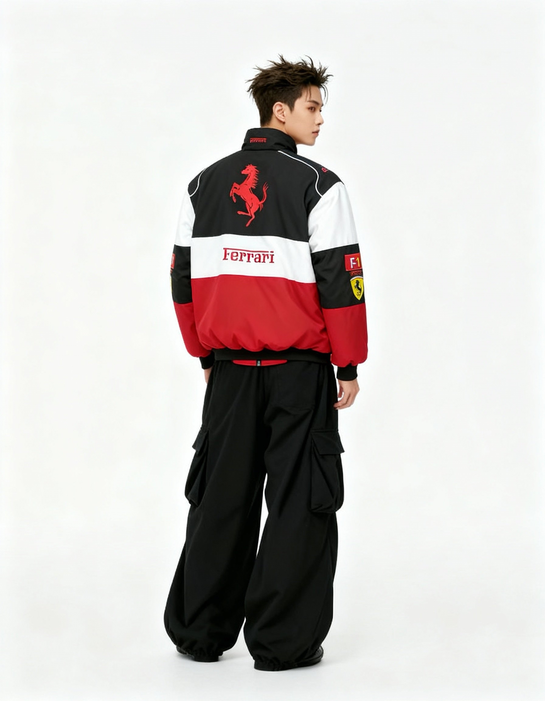 Ferrari F1 レーシングジャケット ホワイト