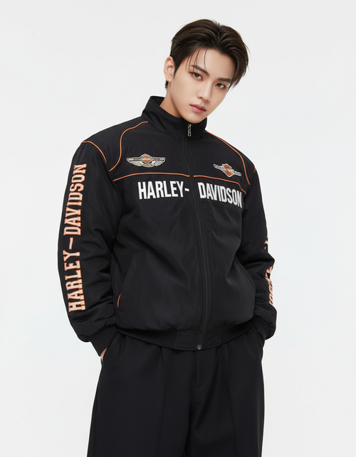 ハーレー バイカージャケット風 レーシングジャケット