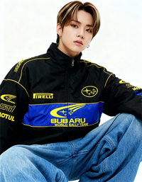 SUBARU ラリー レーシングジャケット ブラック
