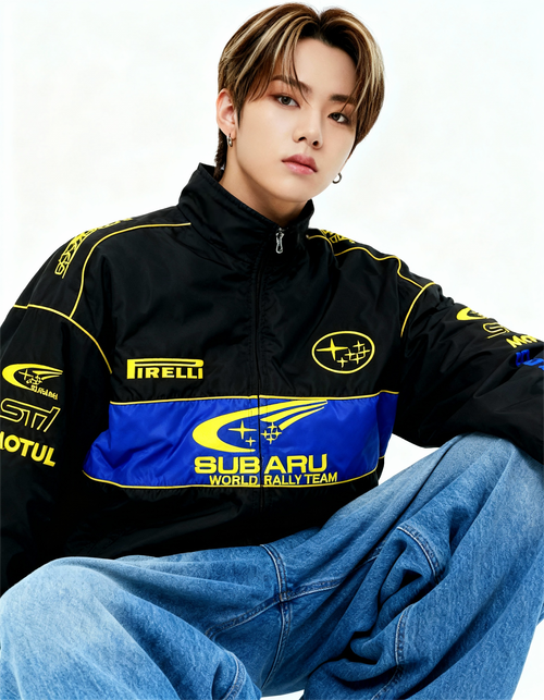 SUBARU ラリー レーシングジャケット ブラック