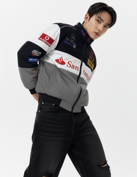 メルセデスベンツ F1 レーシングジャケット グレー