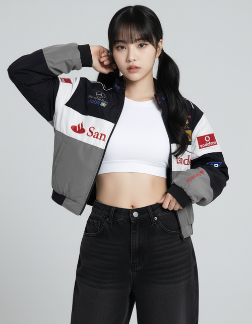 メルセデスベンツ F1 レーシングジャケット グレー