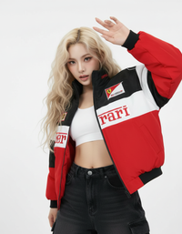 【春夏/綿なし】Ferrari F1 レーシングジャケット ホワイト