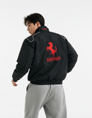 Ferrari F1 センタースプリットレーシングジャケット ブラック