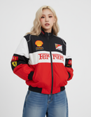 【春夏/綿なし】Ferrari F1 レーシングジャケット ホワイト