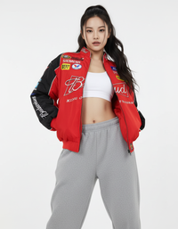 Budweiser NASCAR レーシングジャケット レッド