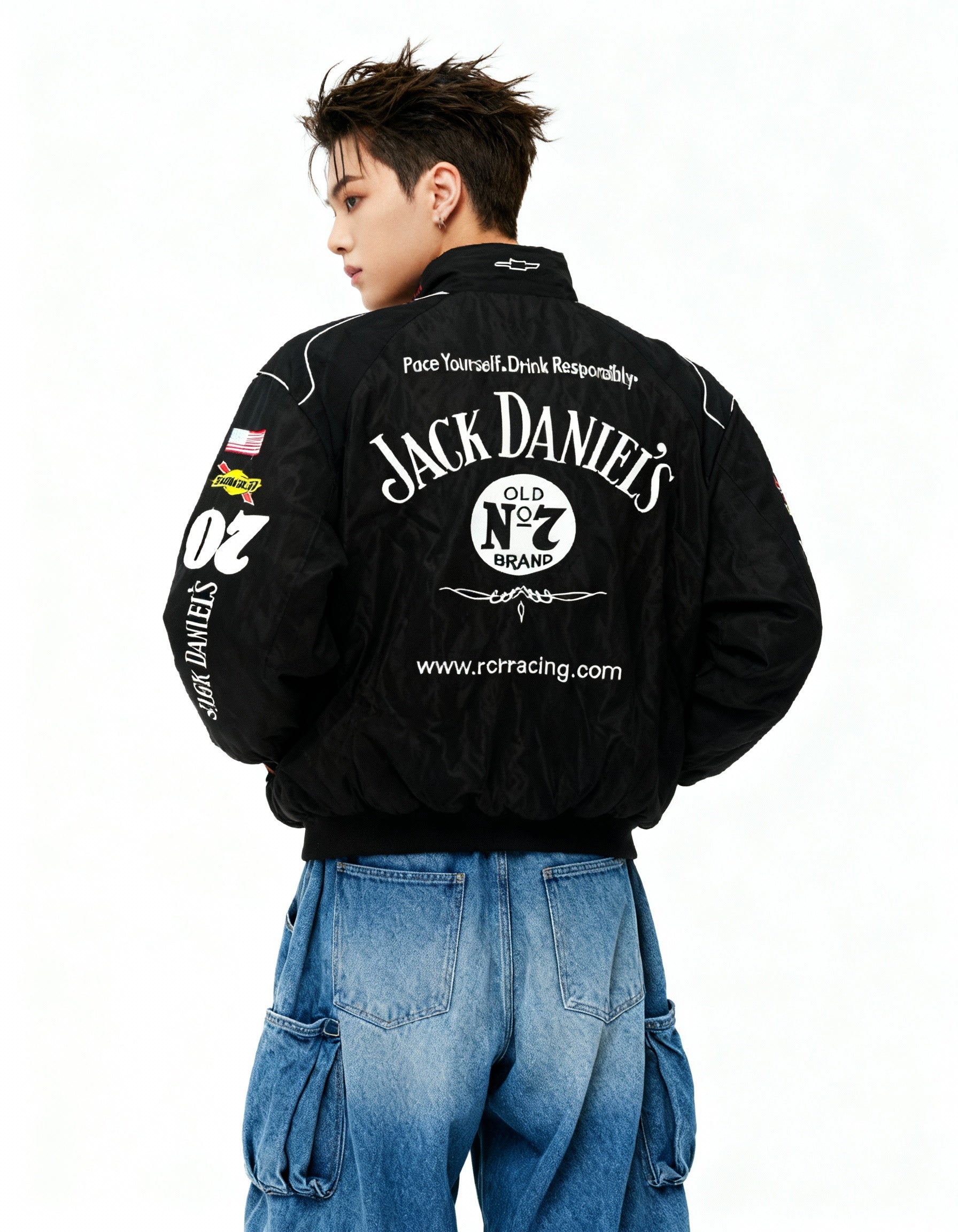 Jack Daniels シボレー NASCAR レーシングジャケット