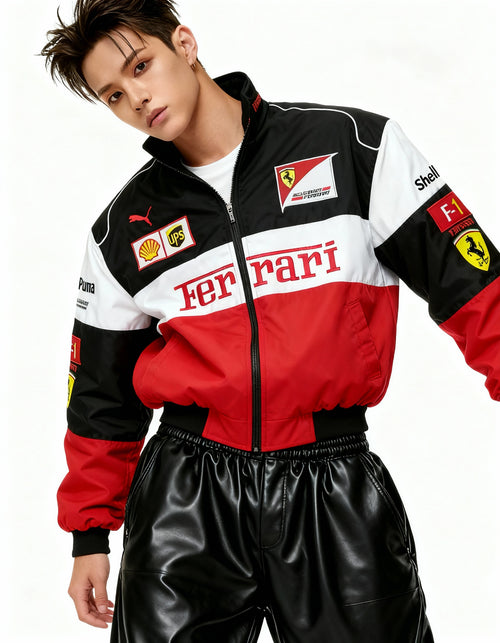 Ferrari F1 レーシングジャケット ホワイト