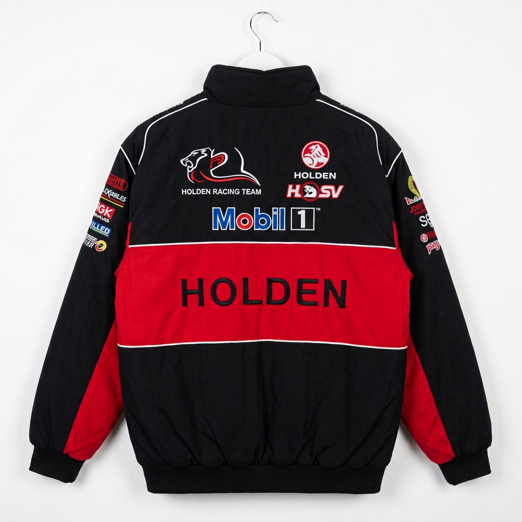HOLDEN レーシングジャケット / F1ジャケット ブラック 300km/h Club 正面